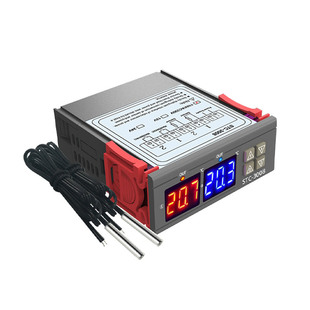 微电脑智能数显2路温控器仪双路双温控电子自动温度控制孵化开关