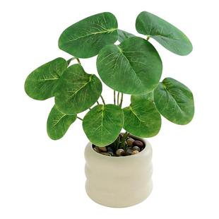 仿真花假绿植发财树小型盆栽造景工位仿生花艺摆件客厅餐桌面植物