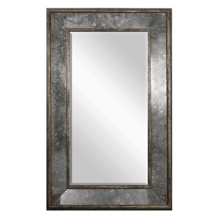 复古软装靠墙穿衣镜子全身镜落地试衣镜子大厅仪容镜子定制壁挂镜