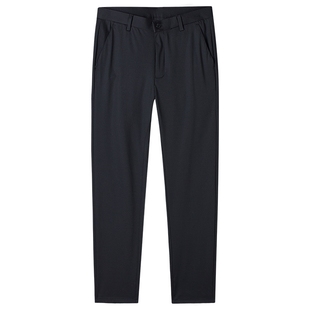 华夏银行上班男士西裤职业正装行服黑色西服裤商务工作服男装长裤