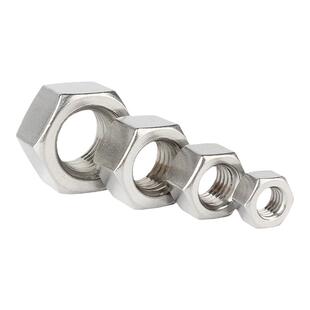 304不锈钢六角加厚螺母GB6175加长螺丝帽加高螺帽M6M8M10M12-M33