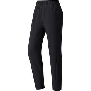 安踏自由裤丨通勤烟管裤无氟防泼水锥形裤加绒女裤春季保暖运动裤