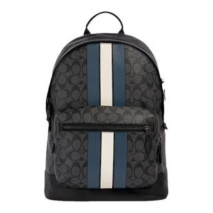 【爆款推荐】COACH/蔻驰WEST男包官方老花款双肩背包电脑包旅行包