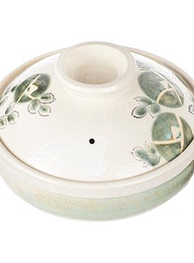霜山日本进口万古烧土锅2L