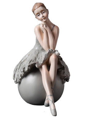 北欧ins风芭蕾舞者公主房摆件