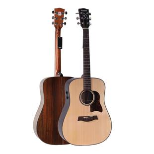 VEAZEN费森S88系列全单民谣木吉他学生演出加振电箱单板吉他