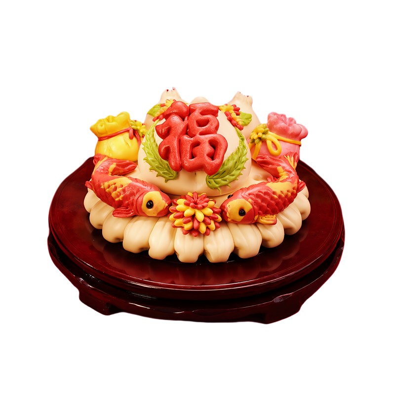 寿桃馒头老人过寿长辈生日花馍