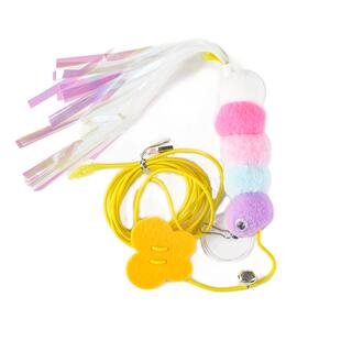 猫玩具自嗨解闷挂门荡秋千耐咬逗猫棒羽毛铃铛小老鼠猫咪玩具用品