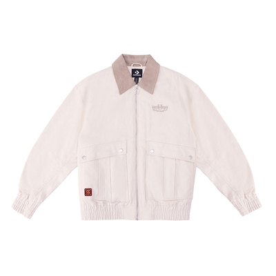 匡威男子棉服马年起飞新品新年专属拉链头刺绣翻领夹克MCJ394-W9F