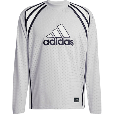 Adidas/阿迪达斯正品2025男士经典宽松拼接时尚运动透气T恤JD5375