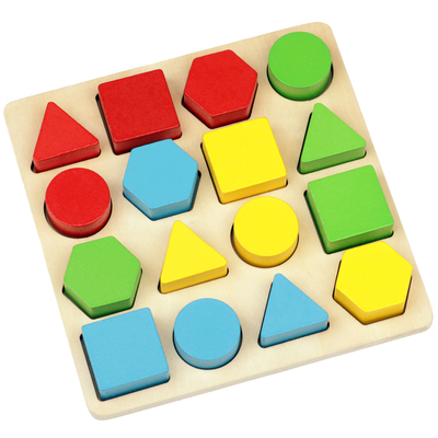 几何形状配对积木玩具桌面游戏