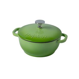 马约克16CM奇异果绿夏季新色系珐琅锅三夏产小号铸铁焖烧煲汤炖锅