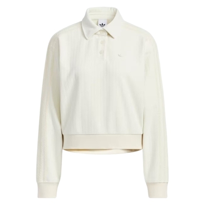 adidas阿迪达斯三叶草女子运动休闲POLO衫套头衫卫衣KS5982