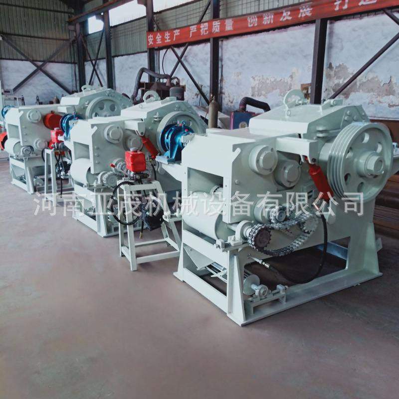 鼓式木材削片机 大型树枝木板破碎切片机 全自动秸秆甘蔗粉碎机