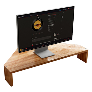 转角电脑增高架台式显示器工位拐角置物架办公室桌面三角形支架子