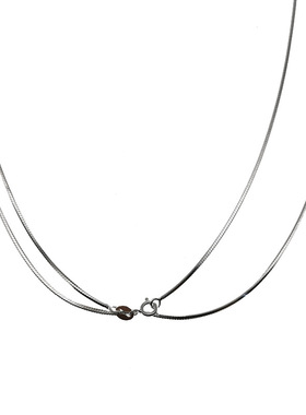 纯银锁骨链女长款毛衣链高级感