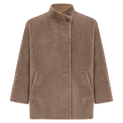 大拉贡LACON皮毛一体皮草外套