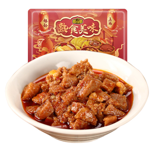 萌佳萌上海特产辣肉丁猪肉辣酱拌饭酱拌面酱浇头下饭开袋即食熟食