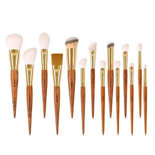 艾诺琪化妆刷光橙茶F103腮红刷F202鼻影刷F106遮瑕刷羊毛动物毛刷