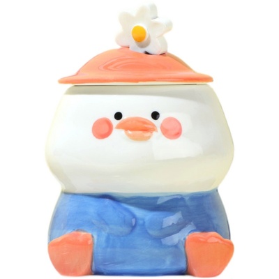 可爱卡通喝水杯子少女心高陶瓷