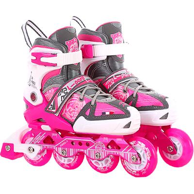 捷豹儿童直排轮旱冰鞋专业多功能