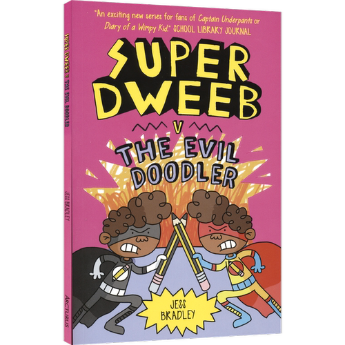 Super Dweeb 超级呆子7册 漫画书 爆笑英文桥梁书 7-9岁 英文课外读物 校园生活 英文原版进口图书
