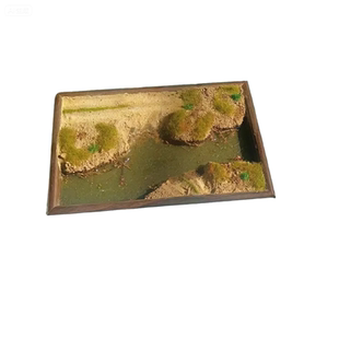 山坡款纯手工车模军模坦克手办沙盘模型场景定制微缩地台拍摄道具