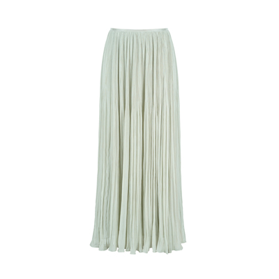 LYNEE【迷迭花园】白色百褶半身裙女2026新款a字大摆伞裙百搭长裙