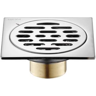 304不锈钢卫生间地漏洗衣机两用三通下水道防臭止反水反味神器芯