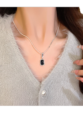 不规则项链简醉毛衣链钛钢