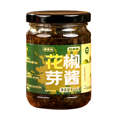 巧农婆花椒芽菜酱麻香下饭调味酱