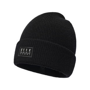 ELLE HOMME山羊绒针织帽男士秋冬户外保暖毛线帽子冷帽送礼礼盒装