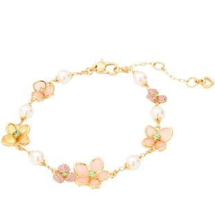 【3期免息】【新年礼物】【礼盒】kate spade ks 蜡笔粉花瓣手链