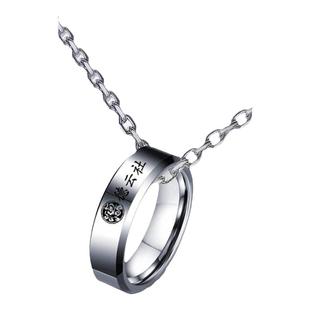 张云雷秦霄贤王九龙周九良郭麒麟同款周边戒指钛钢刻字定制项链潮