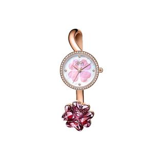 SAGA世家手表女款四叶草手镯表 轻奢小众高级感官方正品女士手表