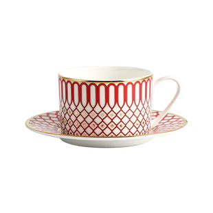 俄皇LOMONOSOV欧式咖啡杯高级感轻奢高颜值下午茶杯骨瓷生日礼物