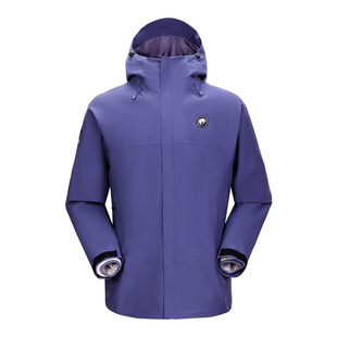 张予曦同款雨壳MAX熊猫冲锋衣三合一外套女户外防风水旅行登山服