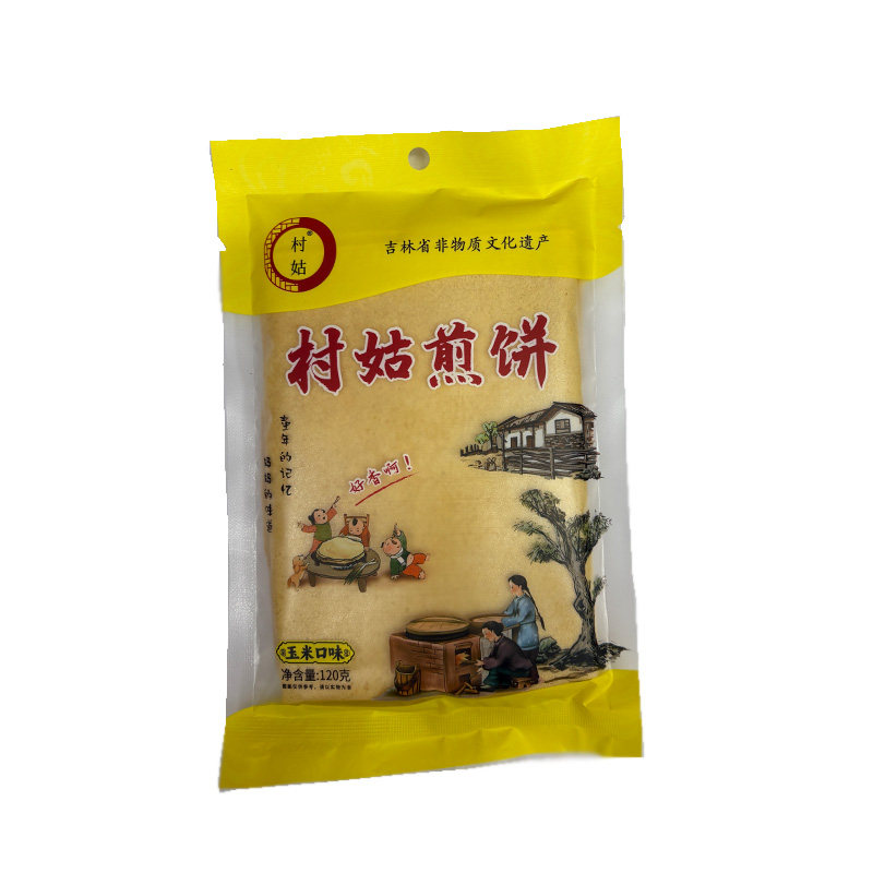 东北长白山特产肯拓村姑煎饼12手抓饼/葱油饼/煎饼