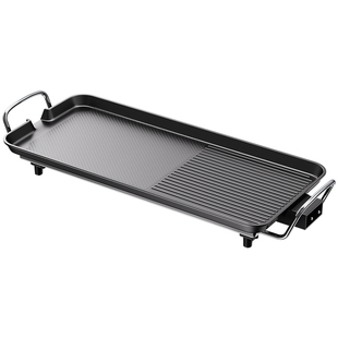 电烧烤炉家用烤肉机电烤盘少烟涮烤韩式多功能室内火锅一体锅烤鱼