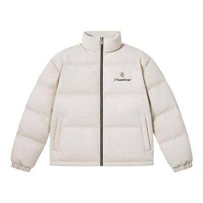 PSO Brand男装女装【90绒】亮面PU皮立领保暖冬季羽绒服外套男款