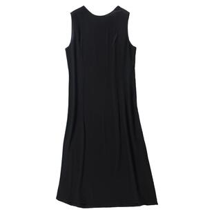 16姆米双绉真丝连衣裙中长款大码宽松100%桑蚕丝无袖背心内搭打底