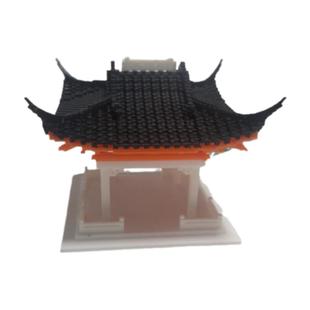 苏州沧浪亭模型假山中式古建筑造景3d打印模型微景观楼阁亭子盆景