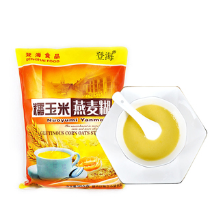 登海糯玉米燕麦糊955g糯玉米糊燕麦伴侣玉米燕麦粥即食饱腹早餐粉
