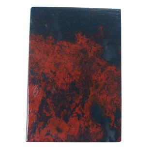 红玉楼天然桂林鸡血玉鸡血石平安无事牌玉石吊坠玉牌挂件挂坠刻字