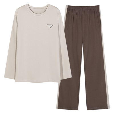 2024秋季新款纯棉大码长袖睡衣男