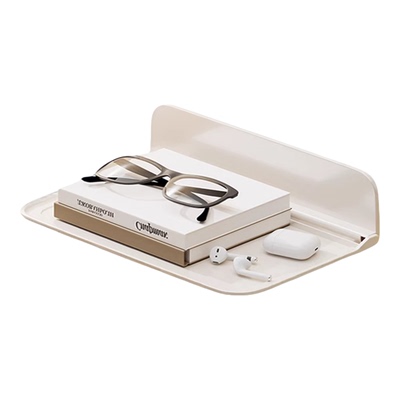 可折叠墙上置物架浴室厕所床头手机免打孔宿舍收纳纸巾架机顶盒架