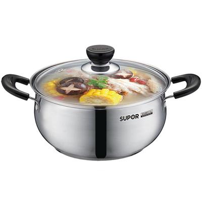 苏泊尔304不锈钢燃气煮粥奶锅锅