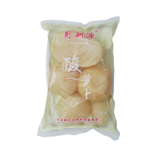 四川老坛泡菜泡萝卜2kg泡酸萝卜老鸭汤白萝卜酸菜炖汤料圆萝卜4斤