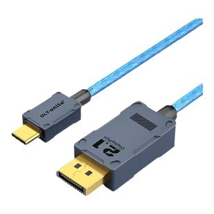 typec转dp2.1高清线游戏高刷16K转换4K240/2K360Hz接头displayport雷电4/3笔记本电脑usbc显卡外接显示器接口