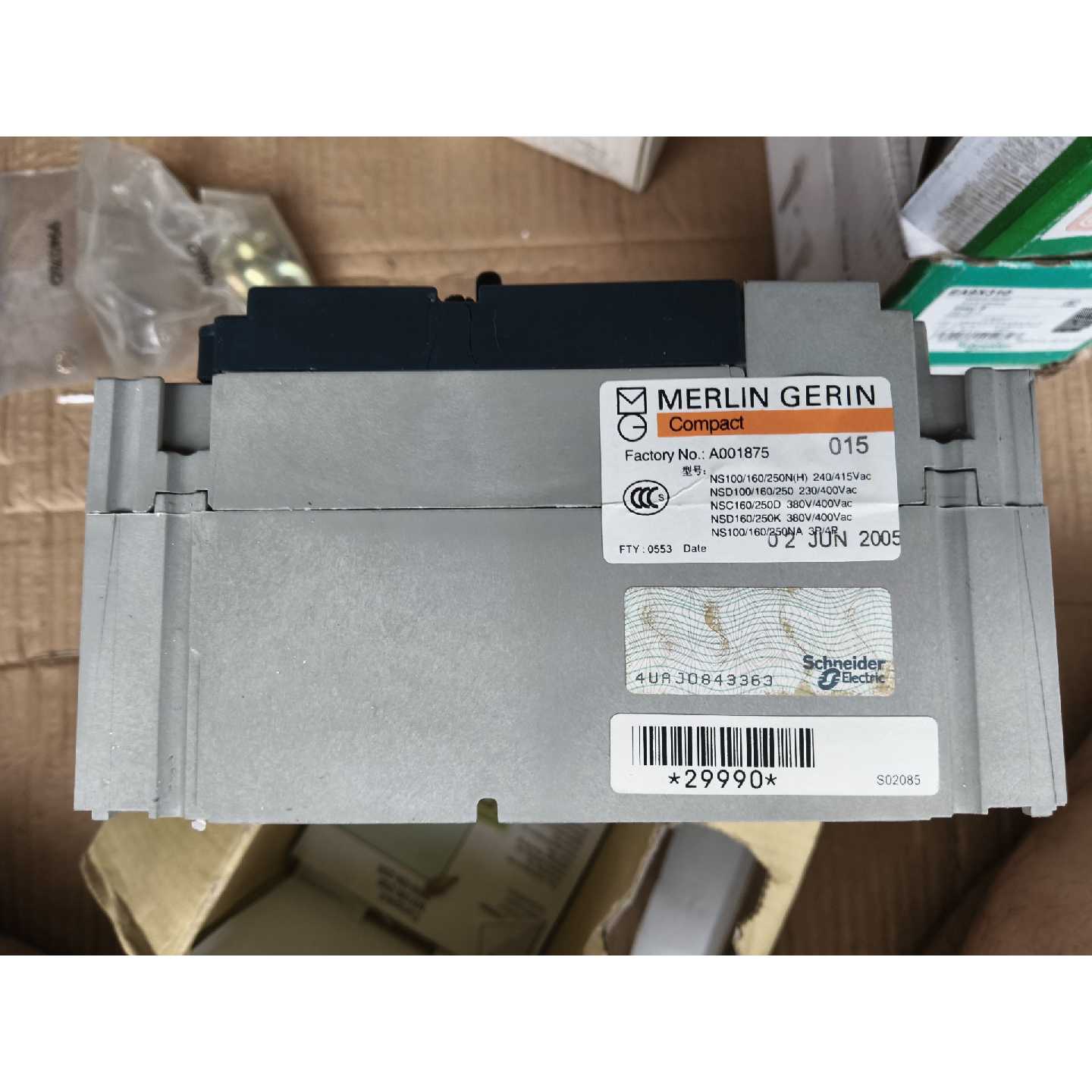 议价梅兰日兰断路器 NSC100 D 3P 29990